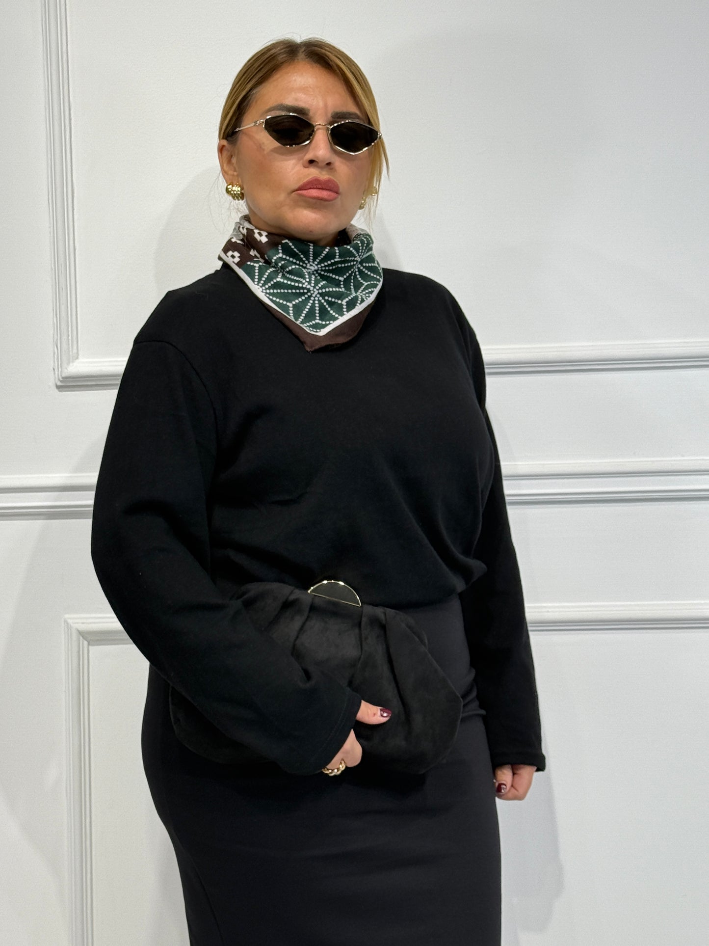 Maglia Foulard Nera