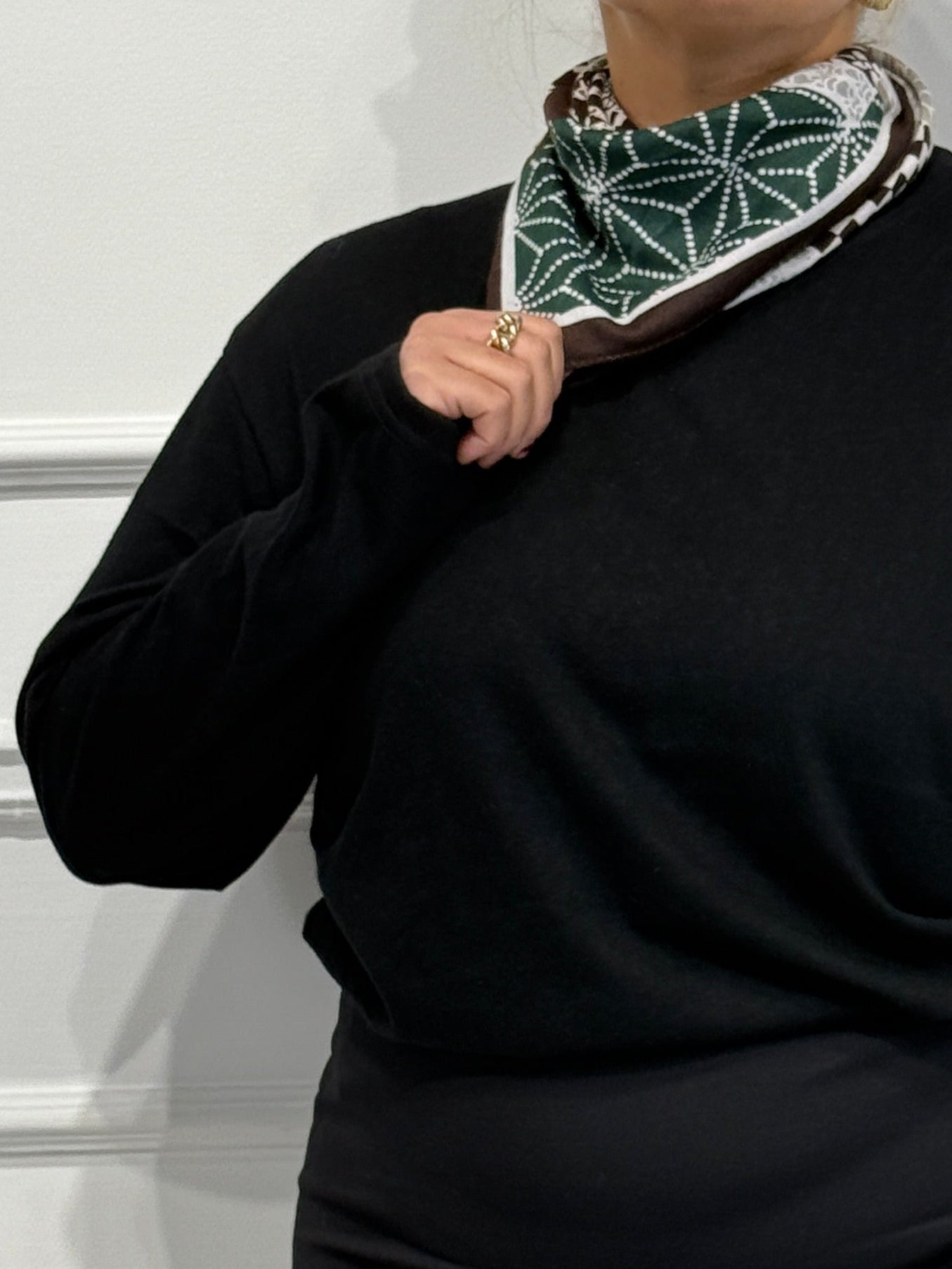 Maglia Foulard Nera