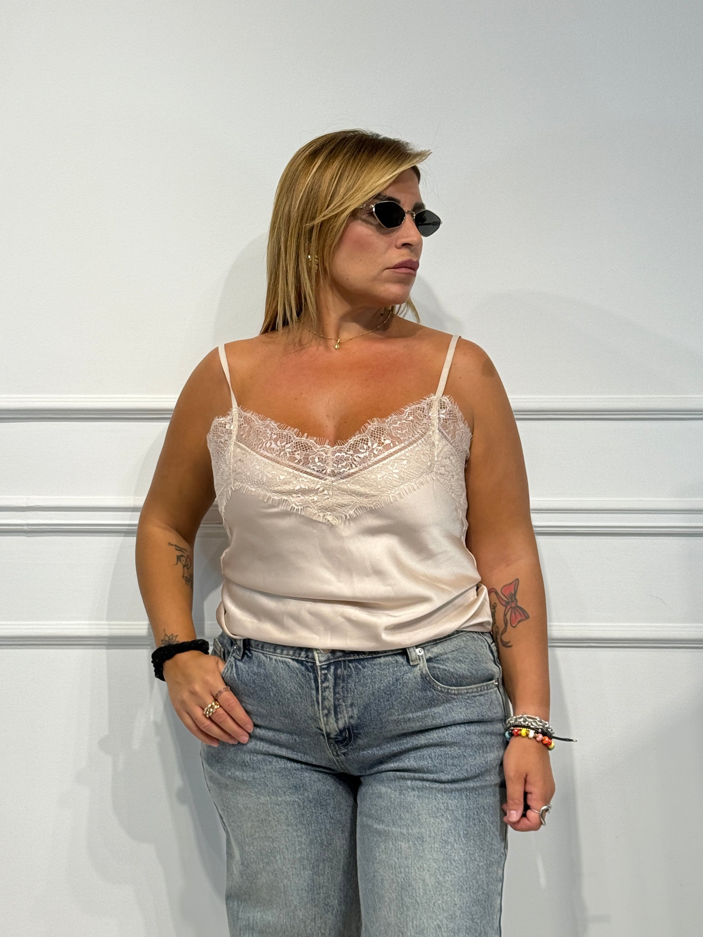 Top Lingerie corta