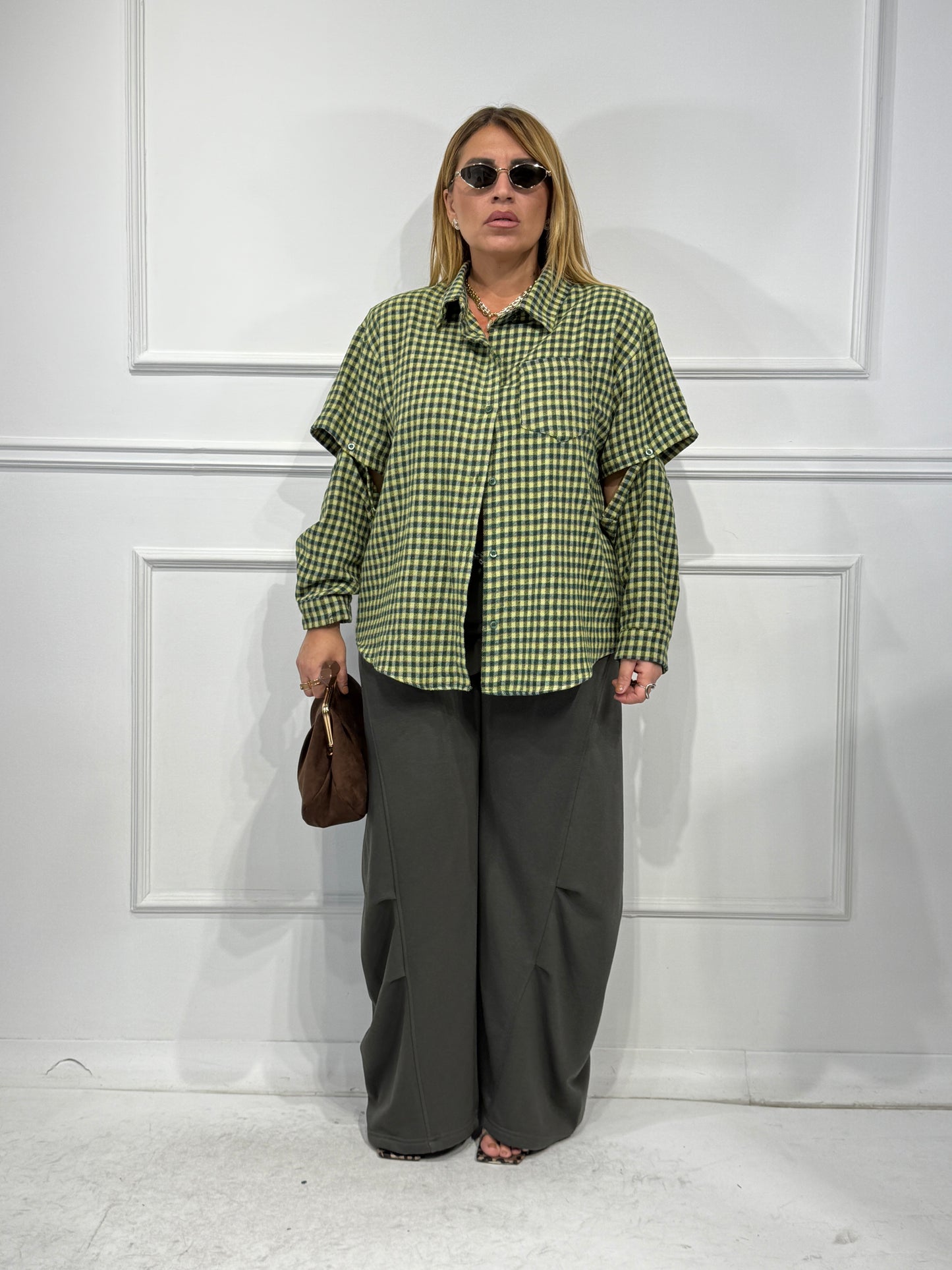Camicia Flanella Verde