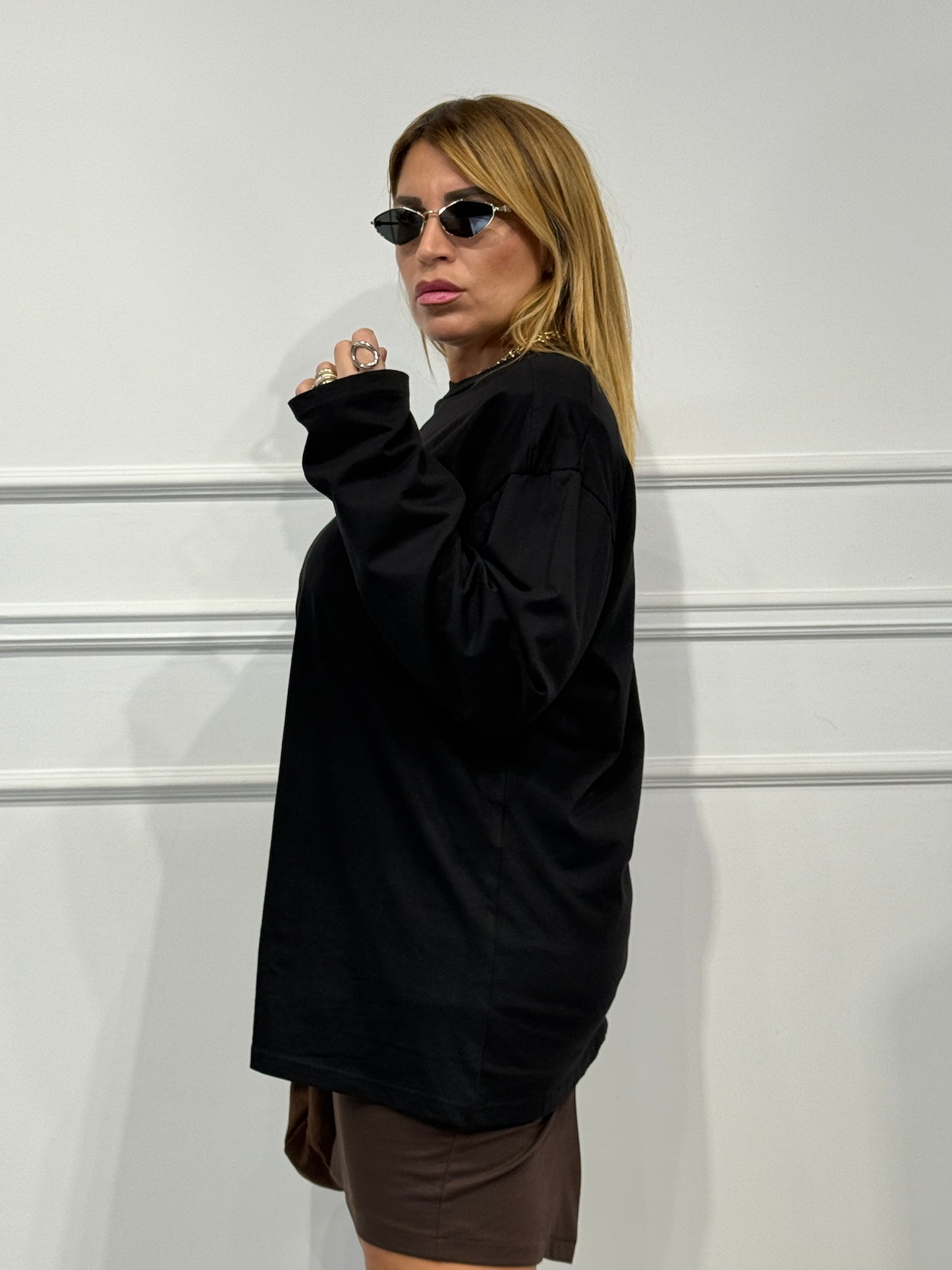 Maxi T-shirt Manica Lunga just