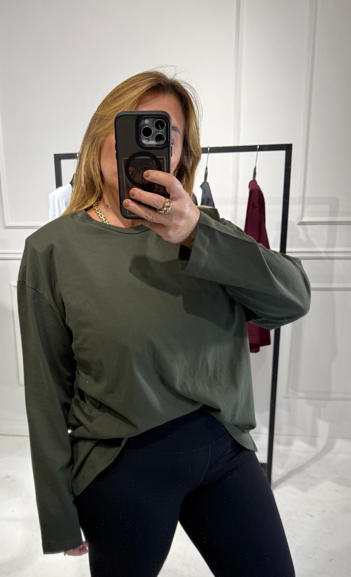 Maxi T-shirt Manica Lunga just