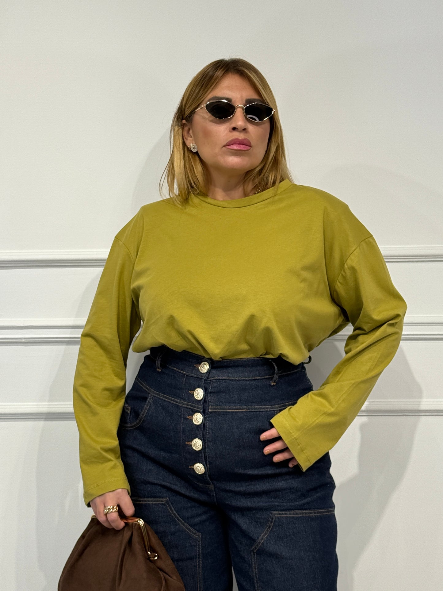 Maxi T-shirt Manica Lunga just