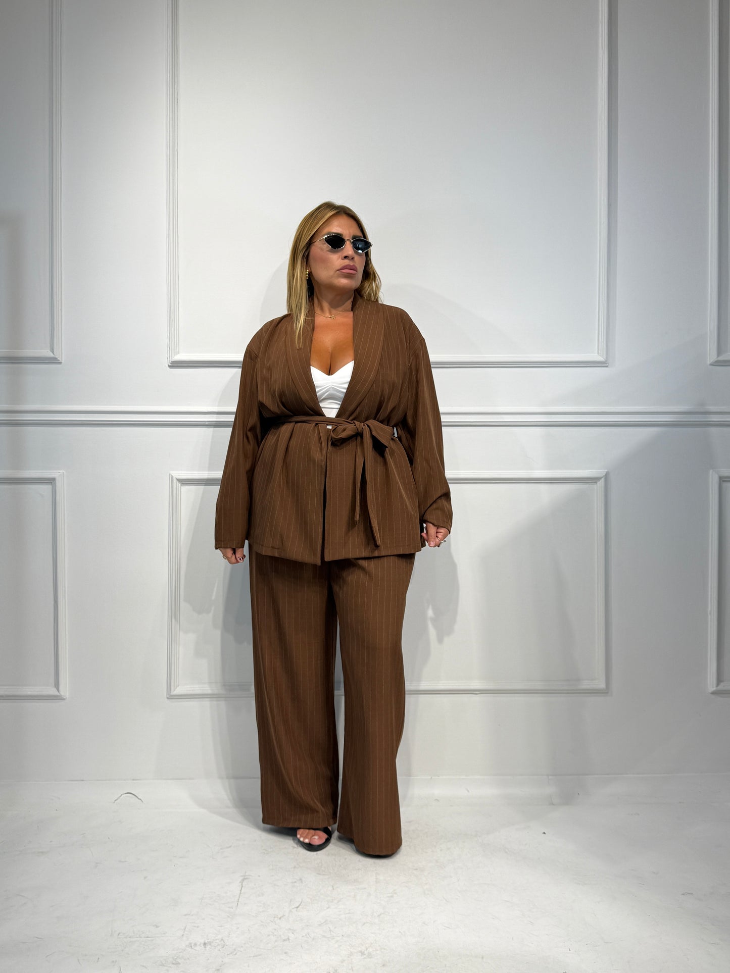 Coordinato CURVY Gessato Kim Moro