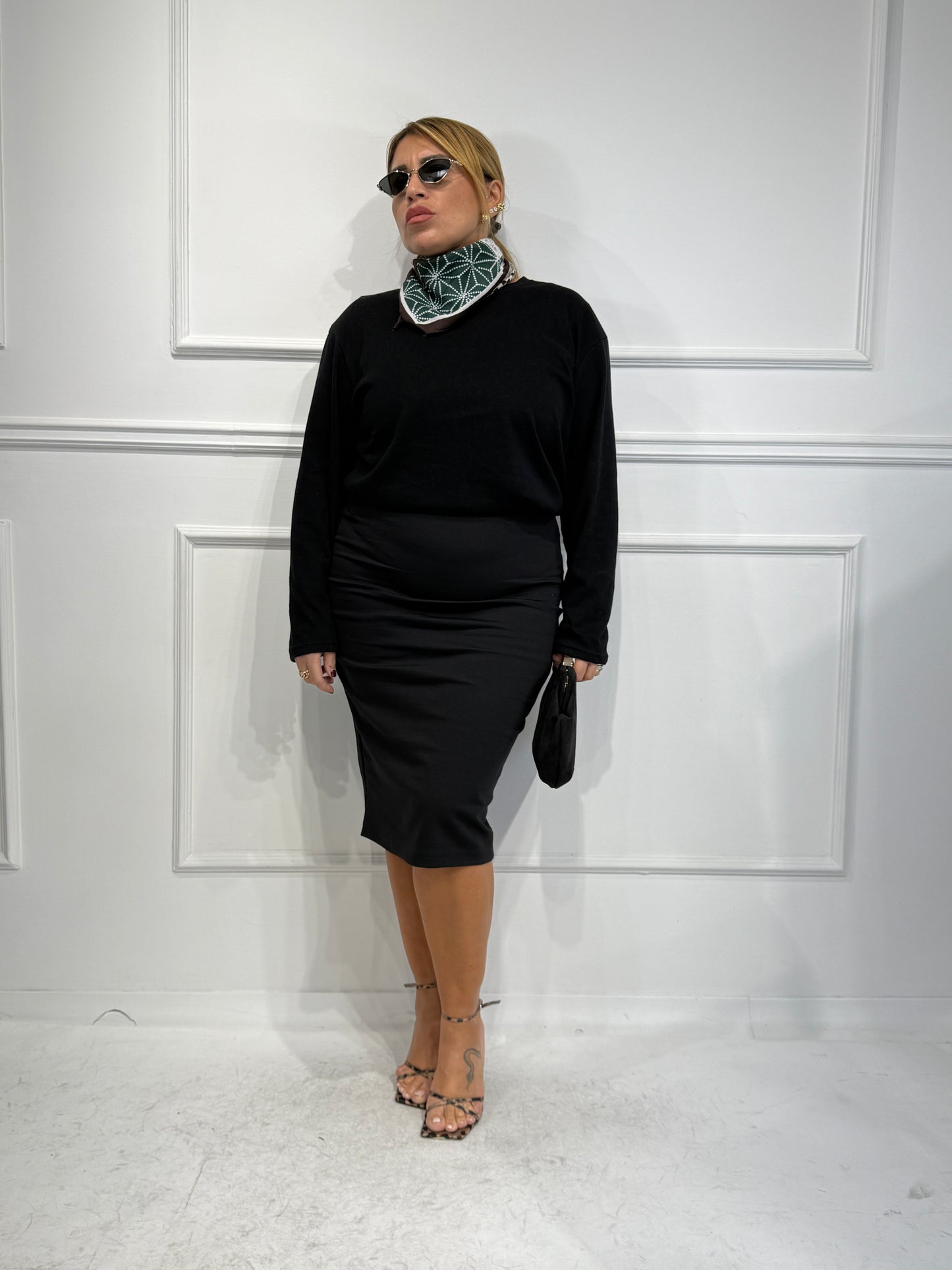Maglia Foulard Nera