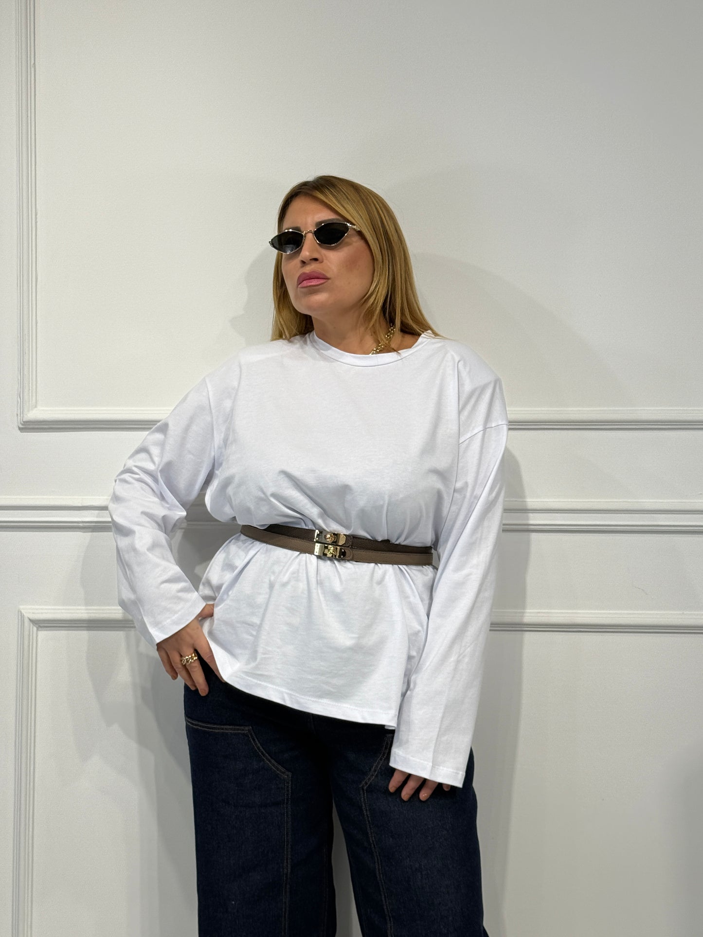 Maxi T-shirt Manica Lunga just