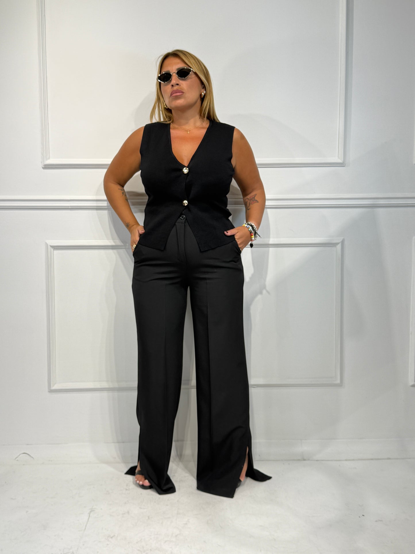 Canotta Gilet Nero
