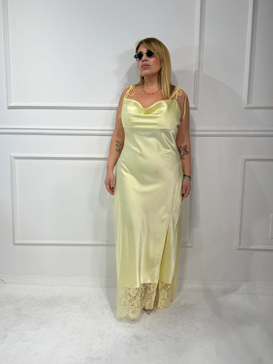 Abito Conny Giallo Curvy
