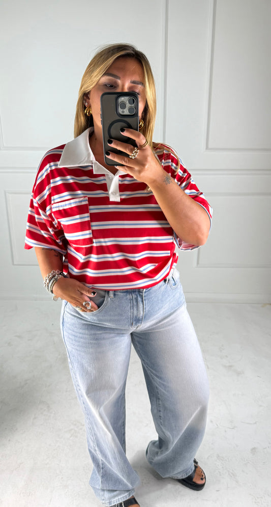 Polo a righe