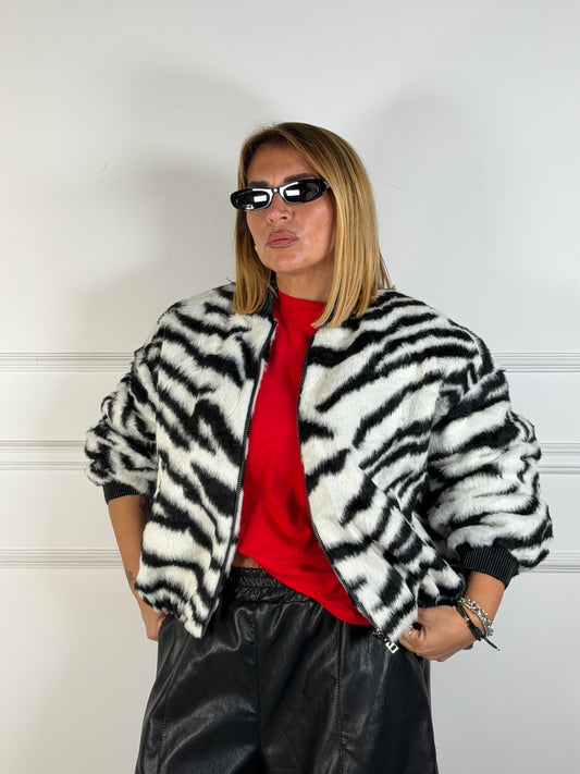 Bomber Peluche Zebra by Lumina