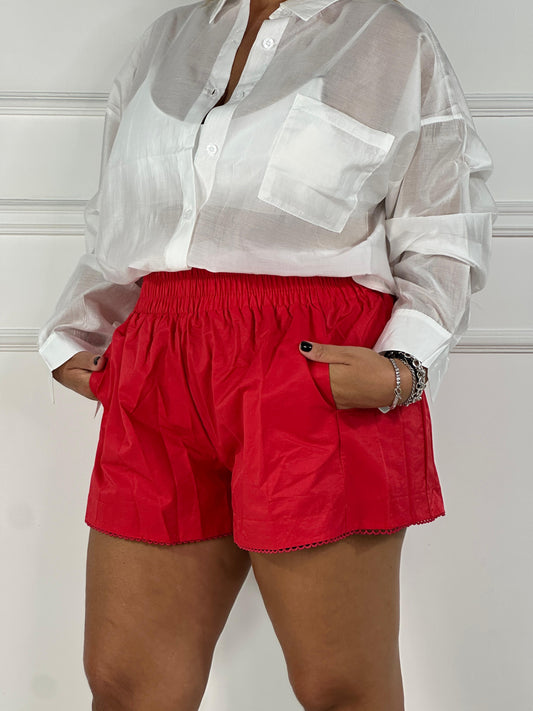 Pantaloncino Amanda Rosso