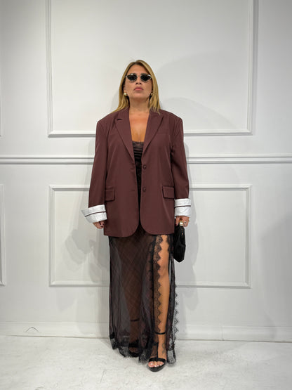 Blazer Les Homme Bordeaux