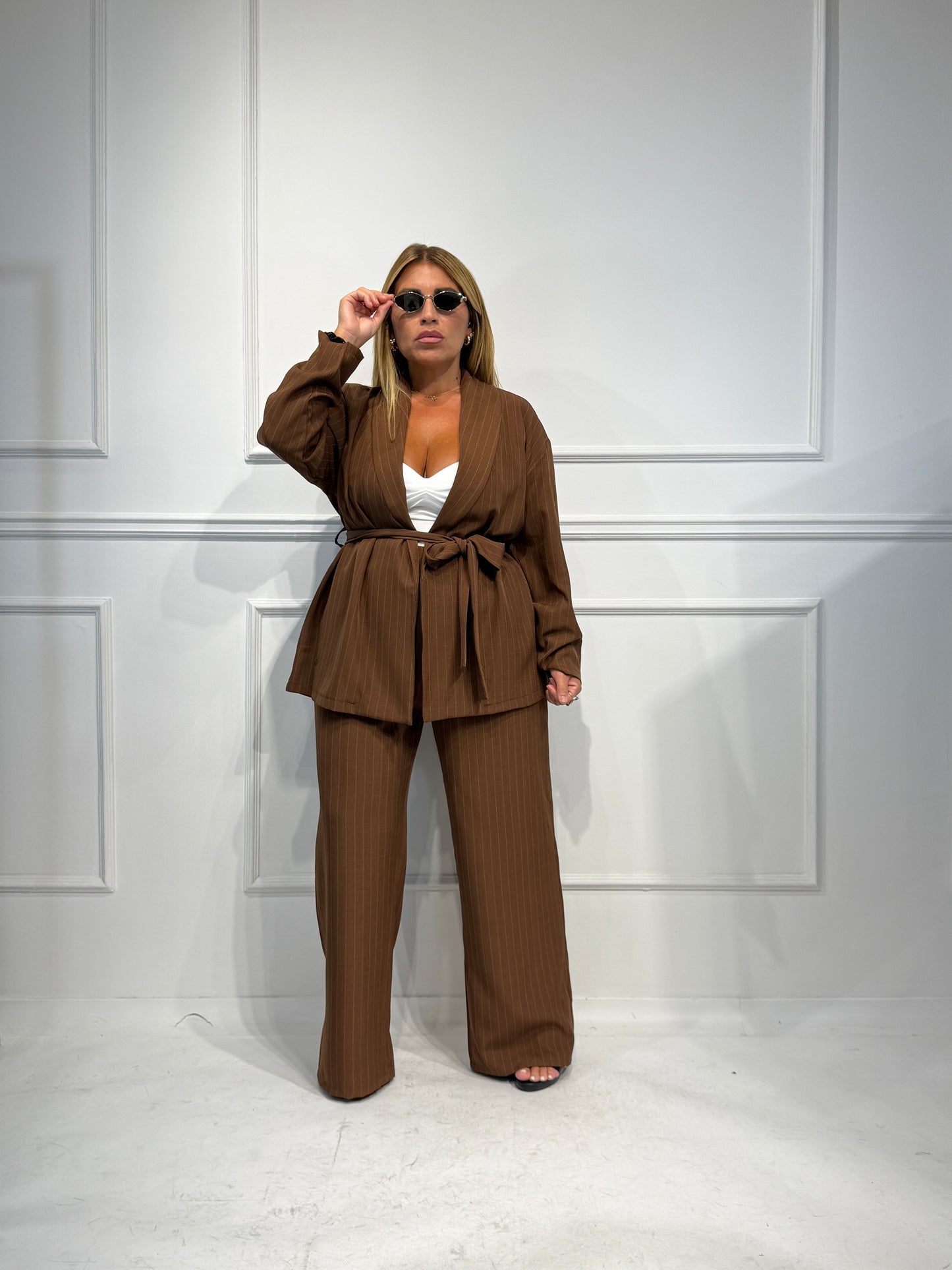Coordinato CURVY Gessato Kim Moro