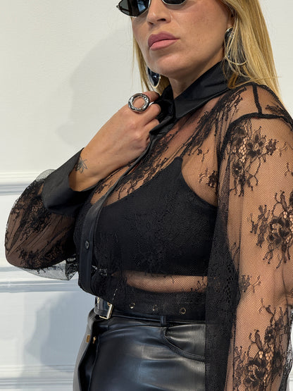 Camicia Pizzo Amanda