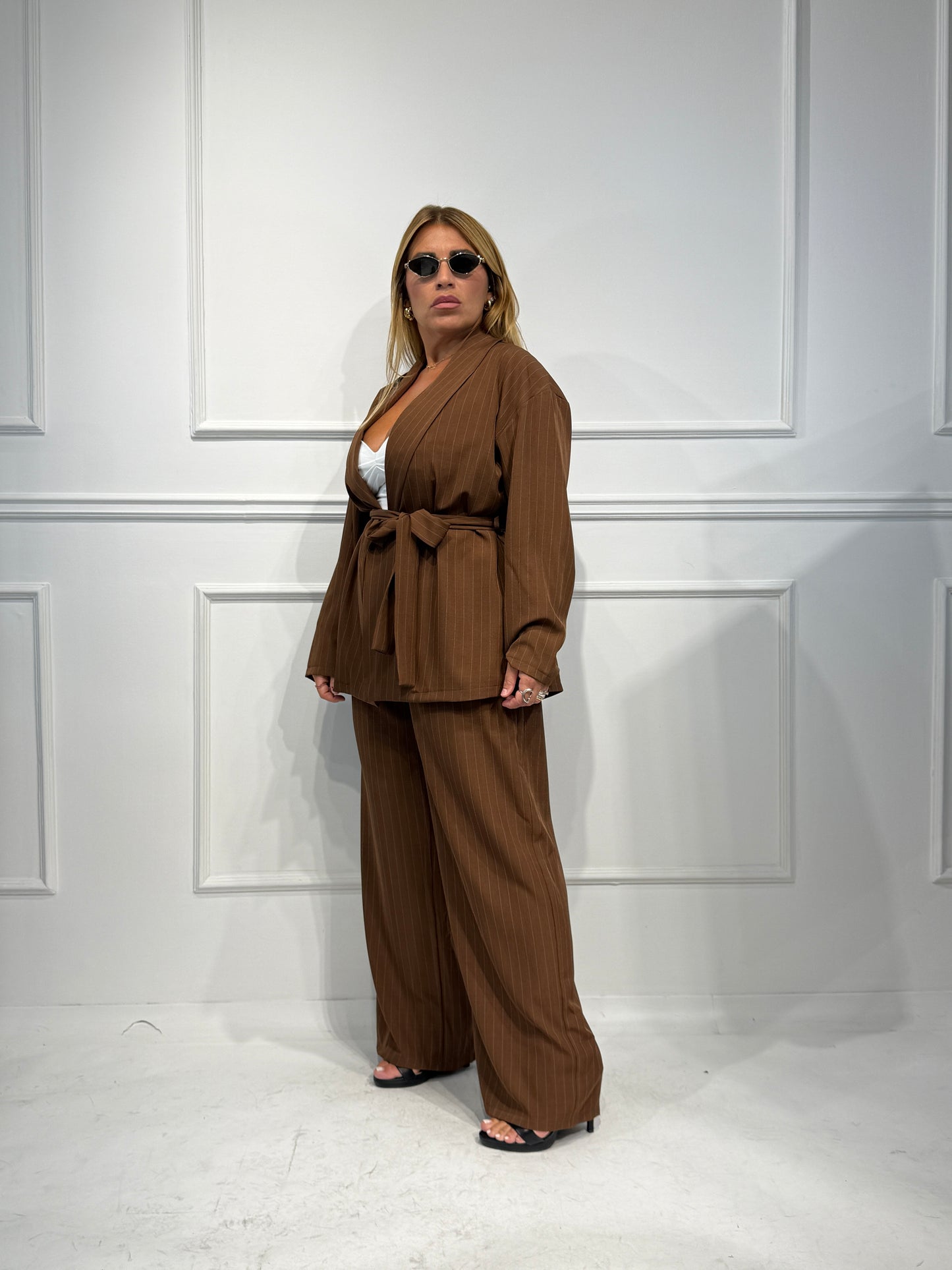 Coordinato CURVY Gessato Kim Moro