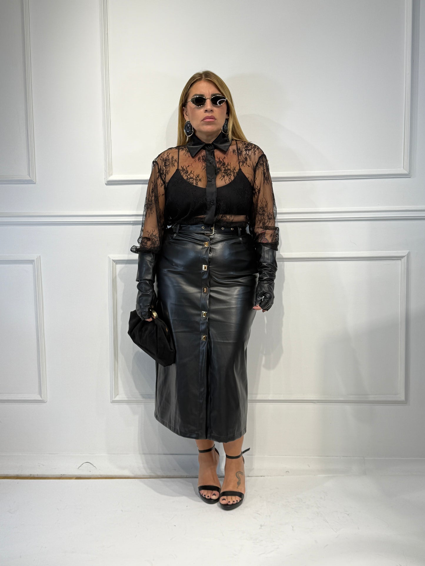 Camicia Pizzo Amanda