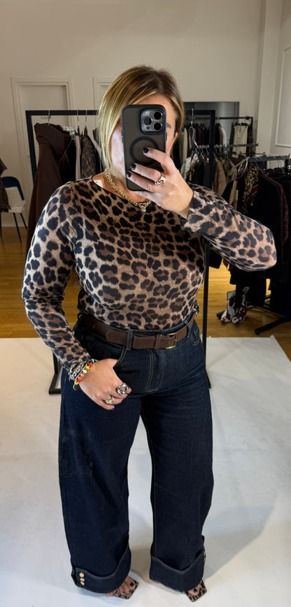 Maglia Miss Cashmere Animalier