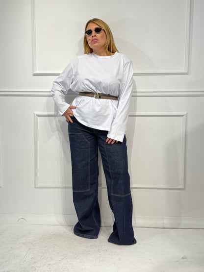 Maxi T-shirt Manica Lunga just