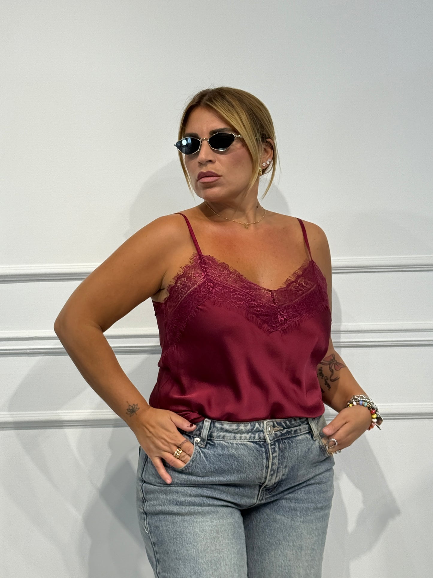 Top Lingerie corta