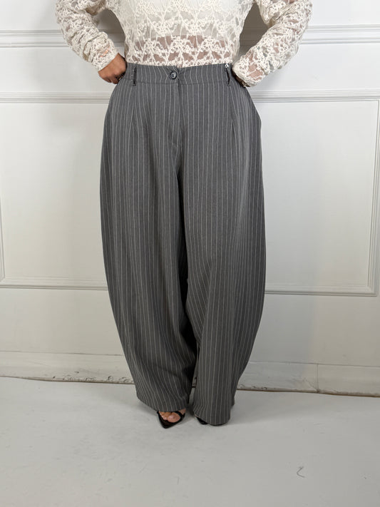 Pantalone Gessato Curvy