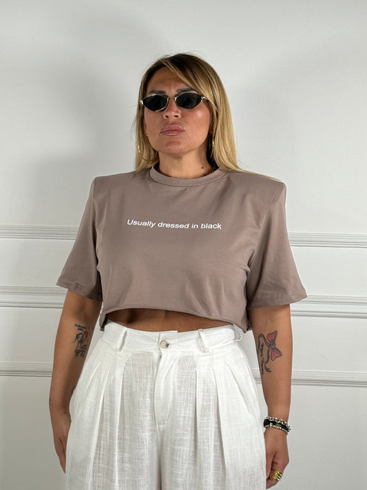 T-shirt Cropped Fango