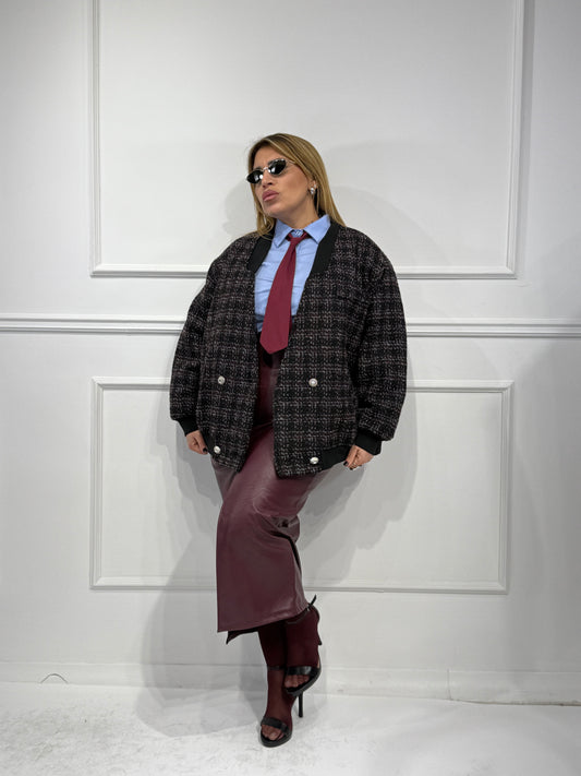 Bomber Quadri by Lumina