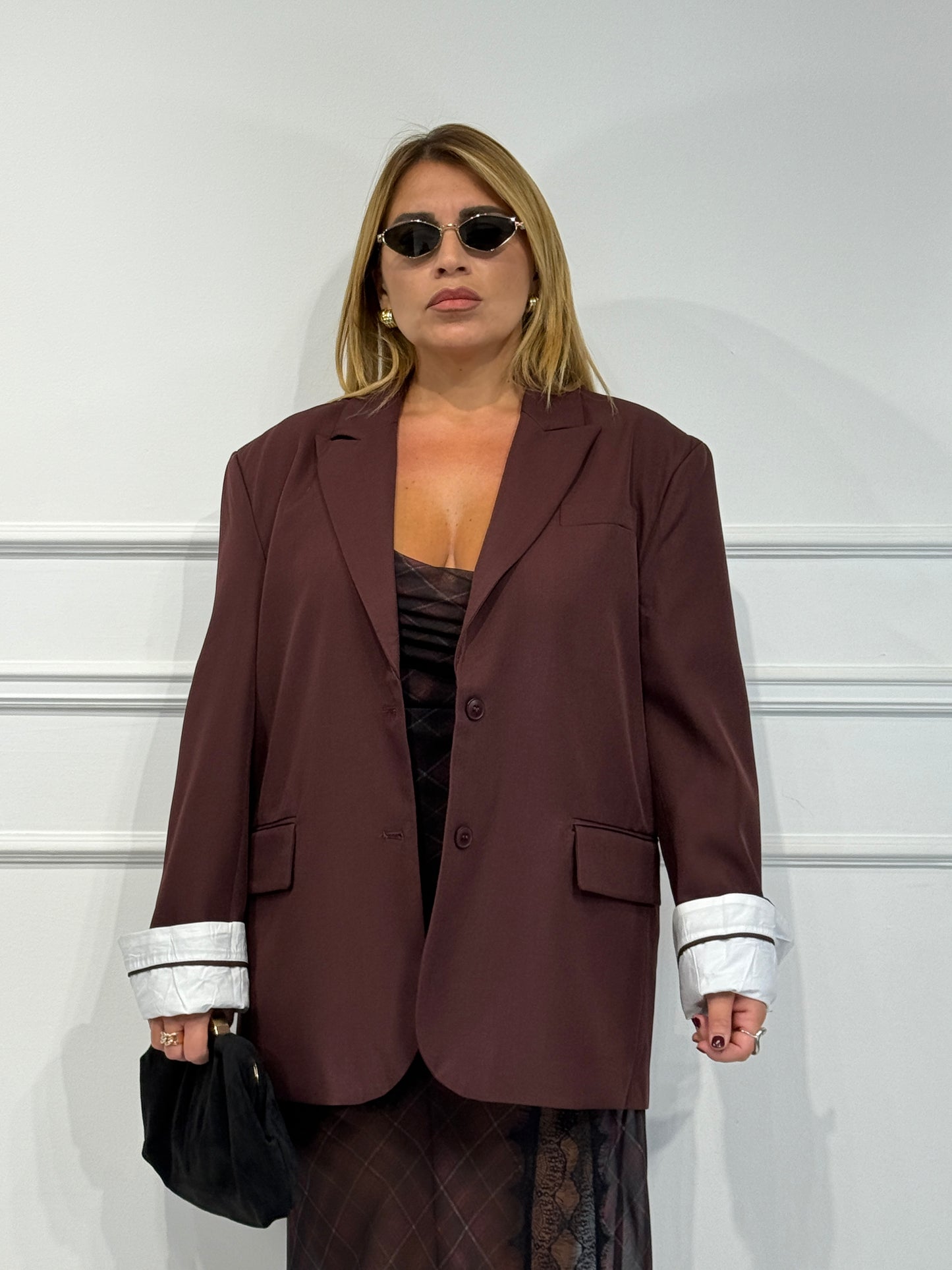 Blazer Les Homme Bordeaux