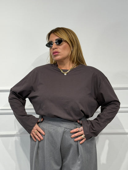 Maxi T-shirt Manica Lunga just