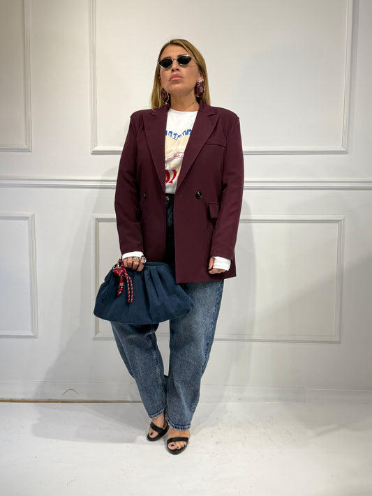 Giacca Lady Bordeaux