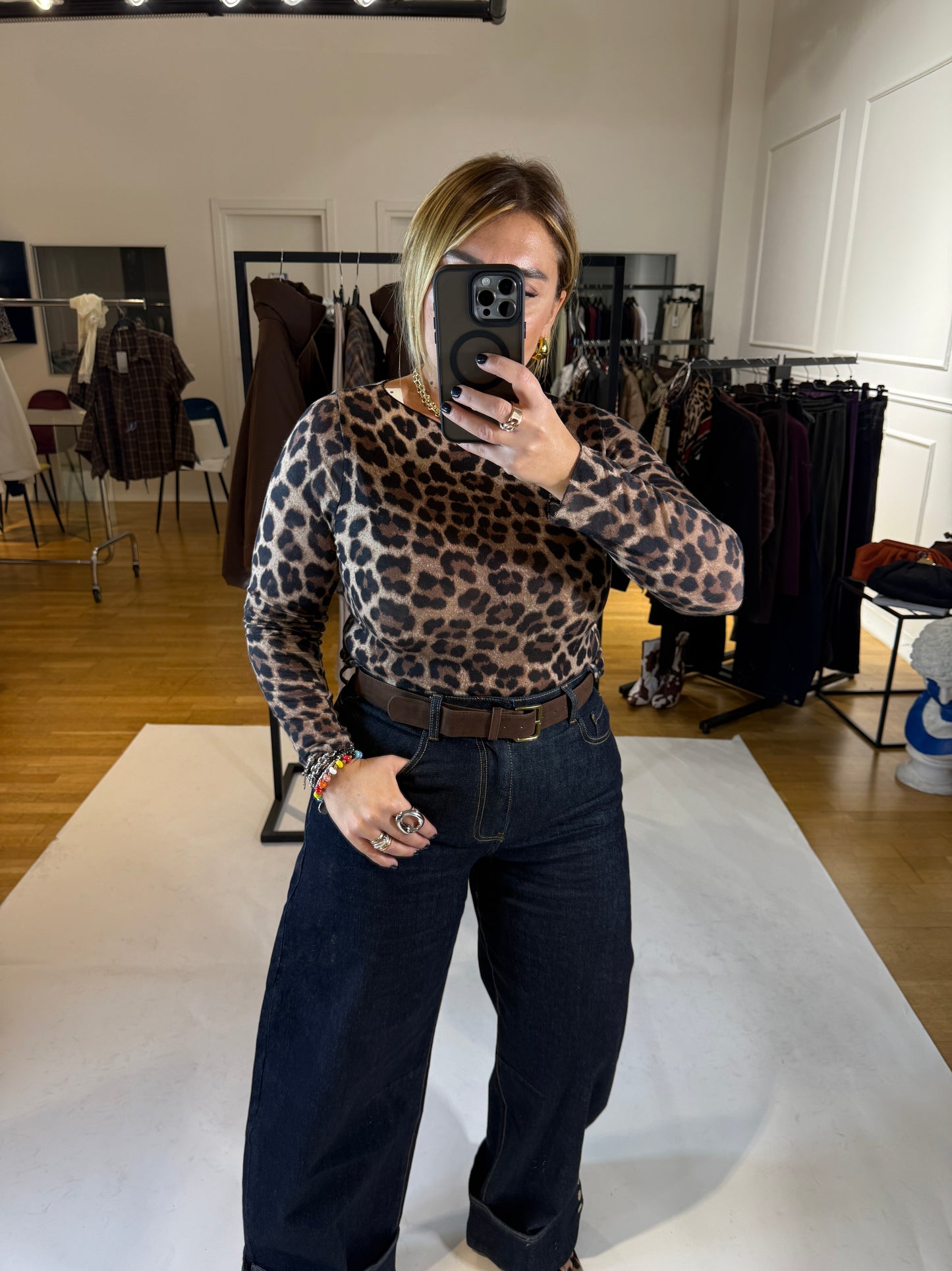 Maglia Miss Cashmere Animalier