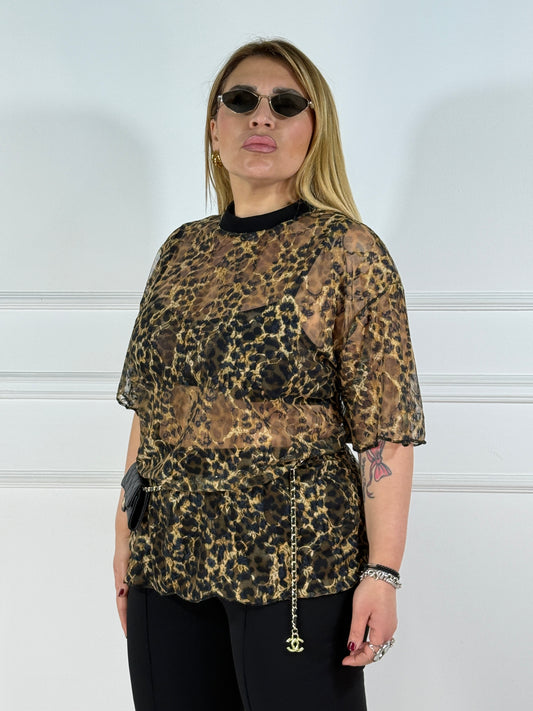 T-shirt Merletto Over Size Macu