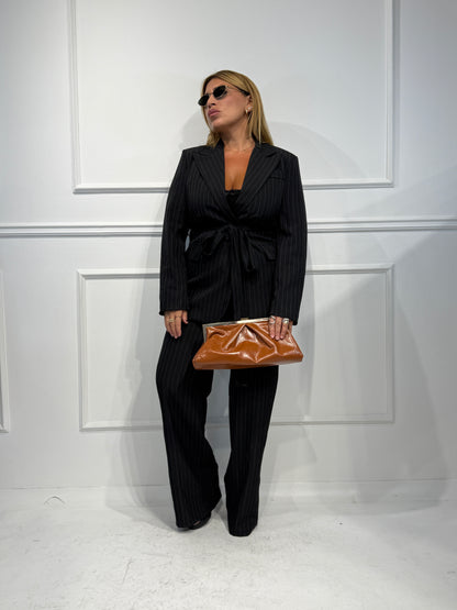 Tailleur Katia Gessato nero