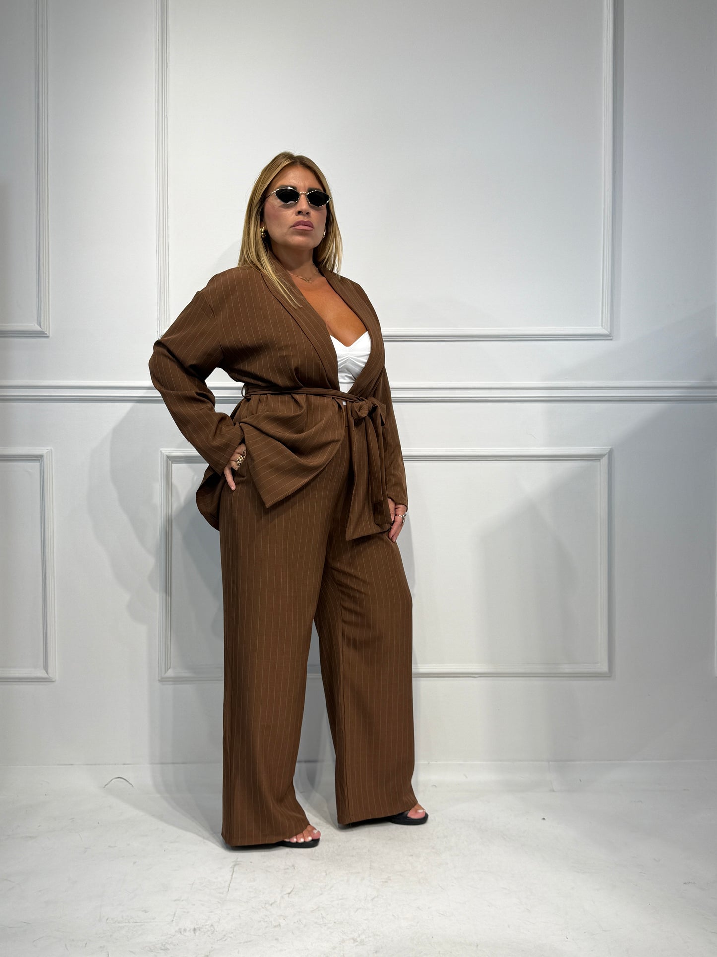Coordinato CURVY Gessato Kim Moro