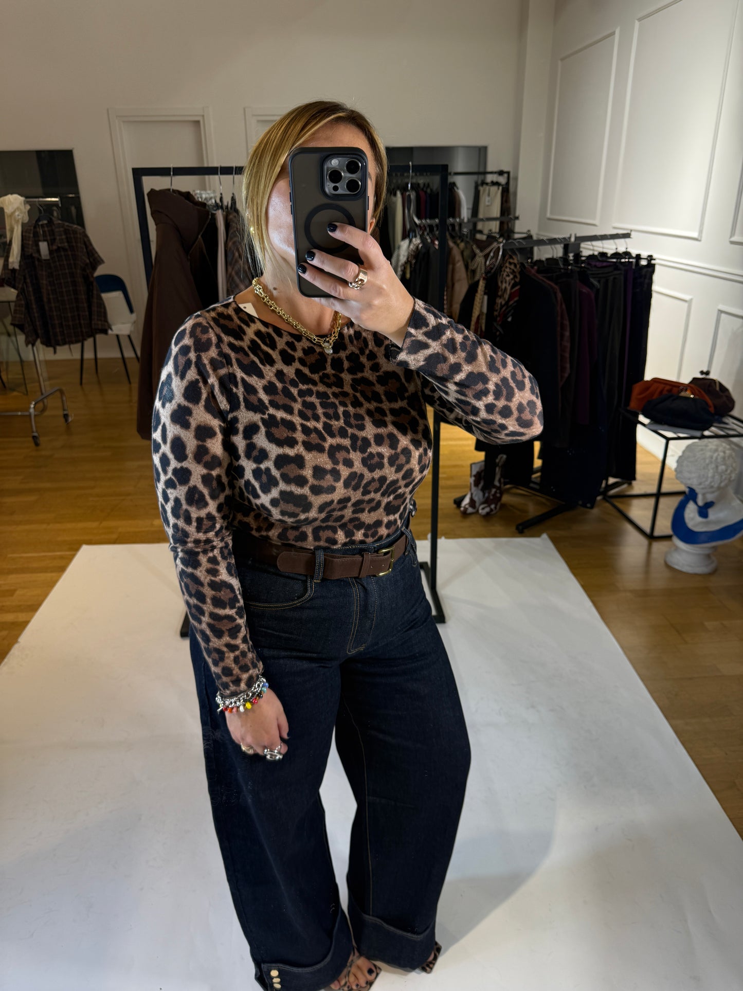 Maglia Miss Cashmere Animalier