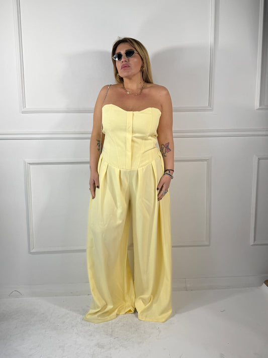 Jumpsuit Candy Curvy Gialla