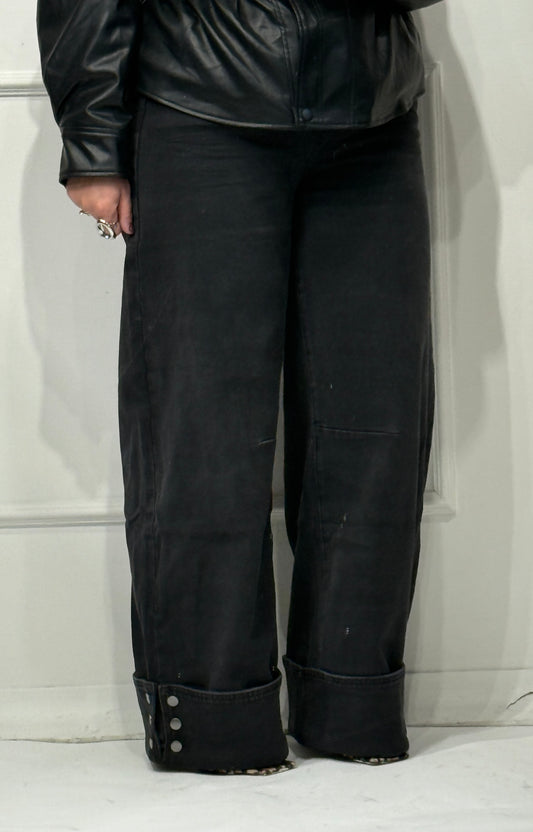 Jeans Regolabile Nero