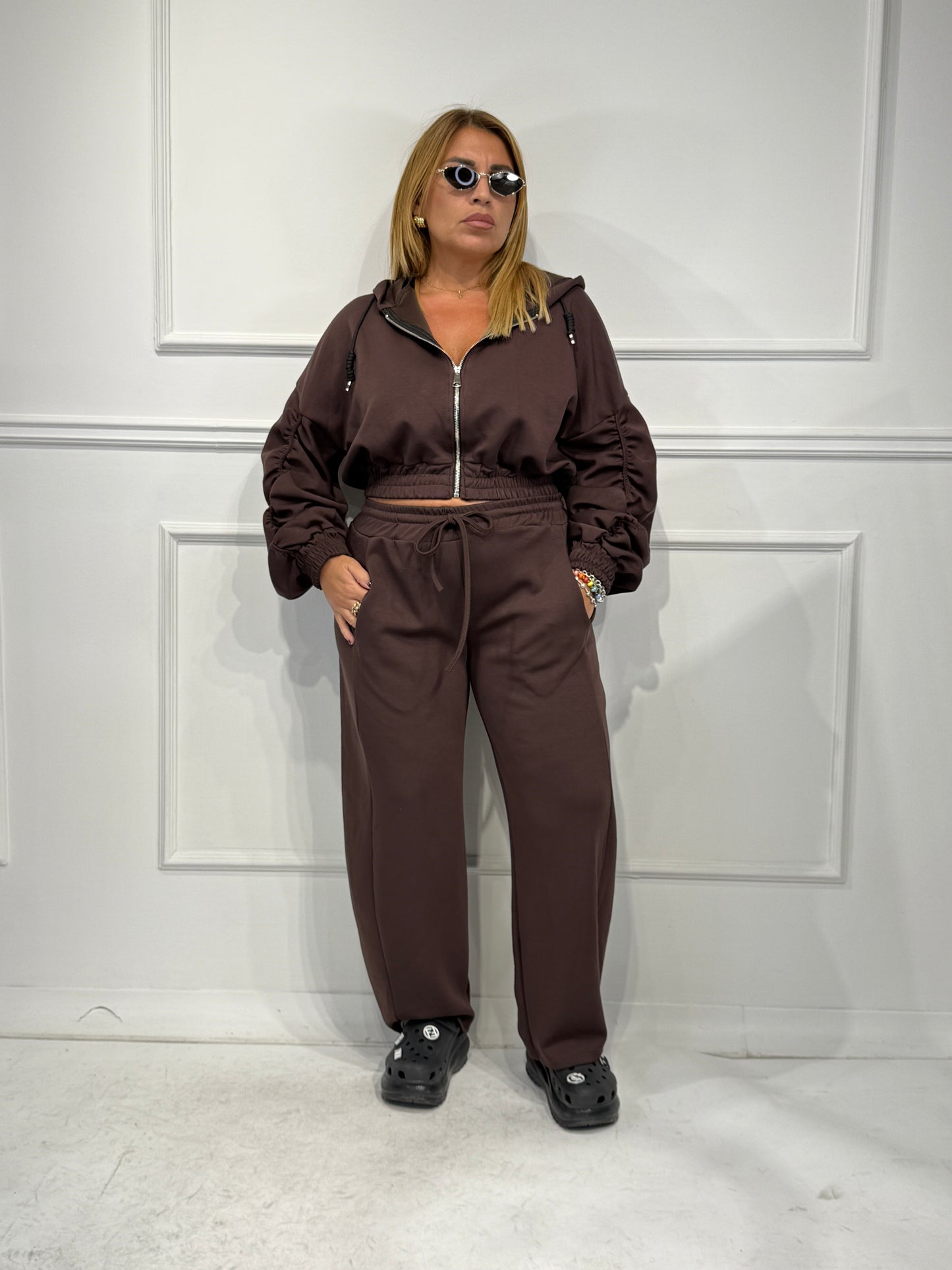 Coordinato Comfy Marrone