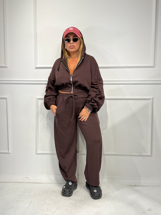 Coordinato Comfy Marrone