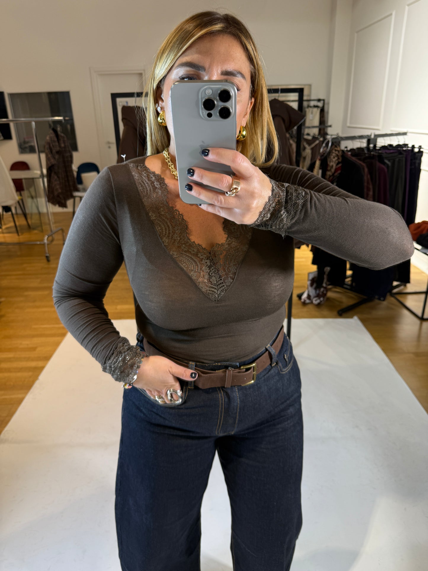 Maglia Miss Cashmere Pizzo