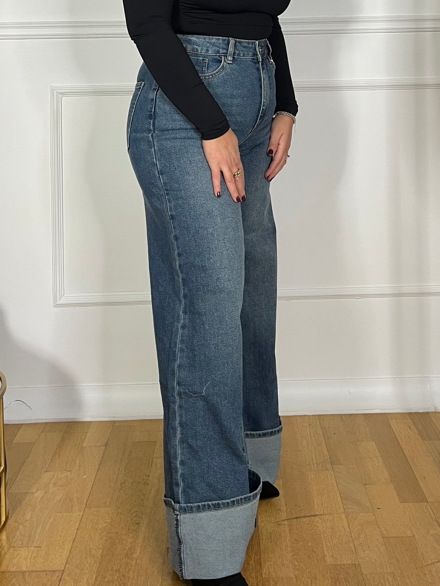 Jeans Piegone Palazzo Fit