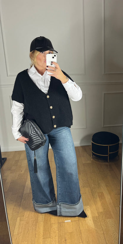 Jeans Piegone Palazzo Fit