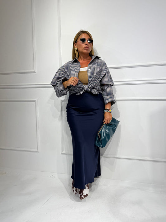 Camicia Country Blu