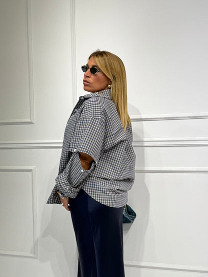 Camicia Country Blu