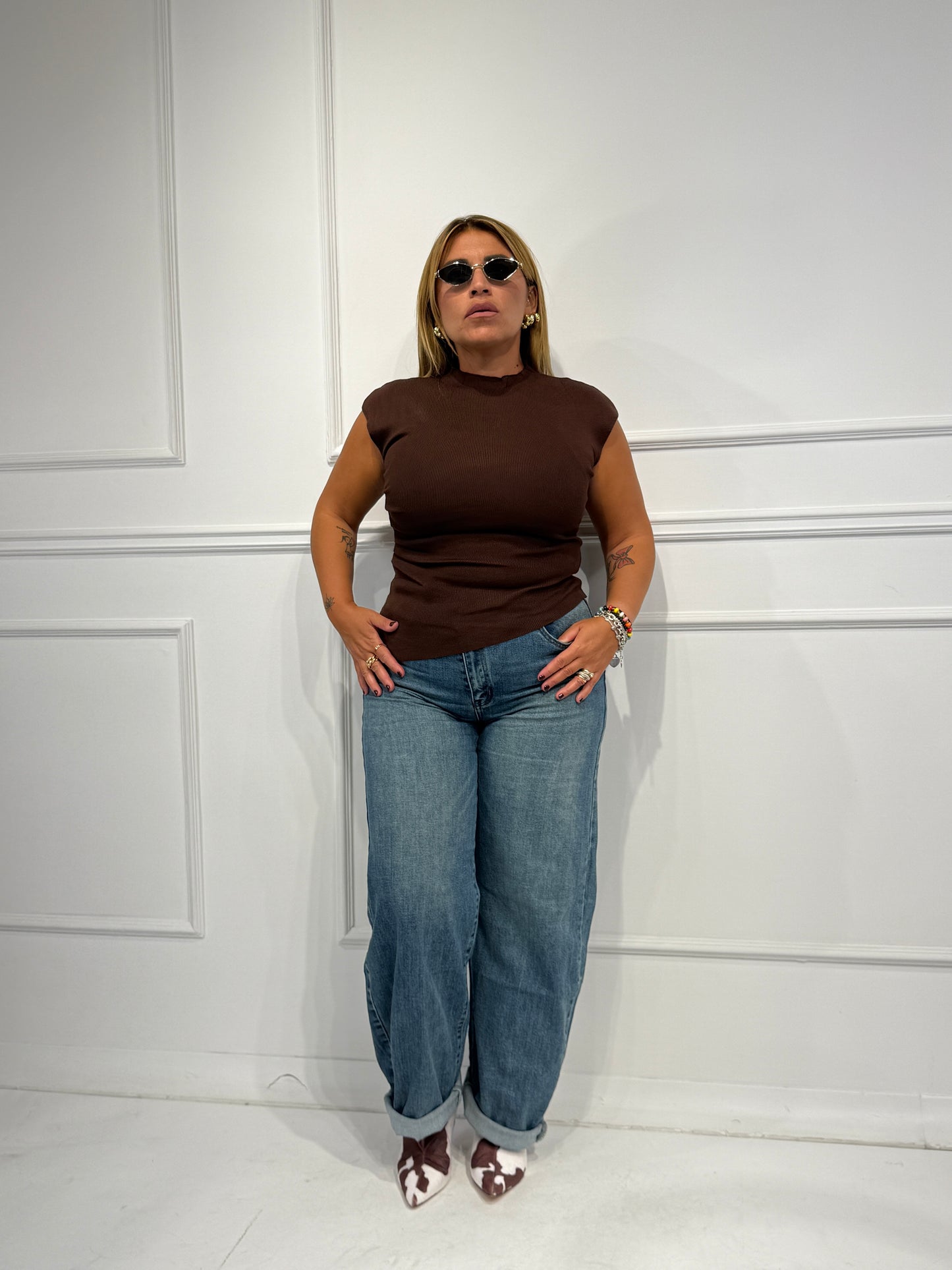 Maglia  Essenza Marrone