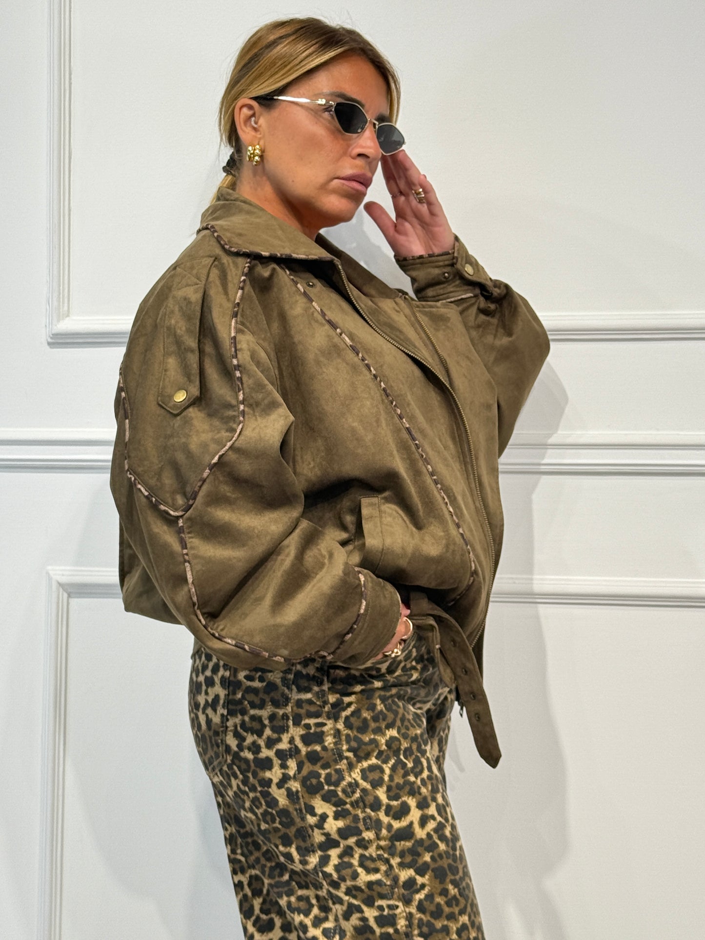Jacket Aviator Coffee