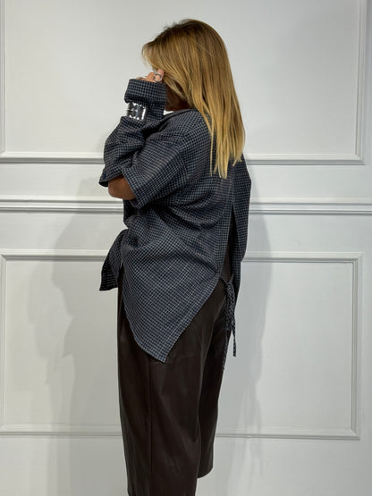 Camicia Country Blu