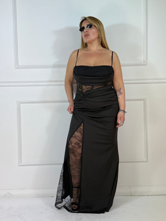 Abito Ariel Curvy Nero